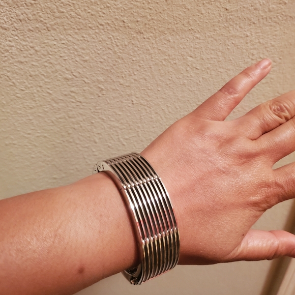 Zoppini modern layered cuff bracelet